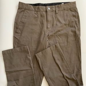 Mens Volcom 32x31 Brown Regular Fit Pants